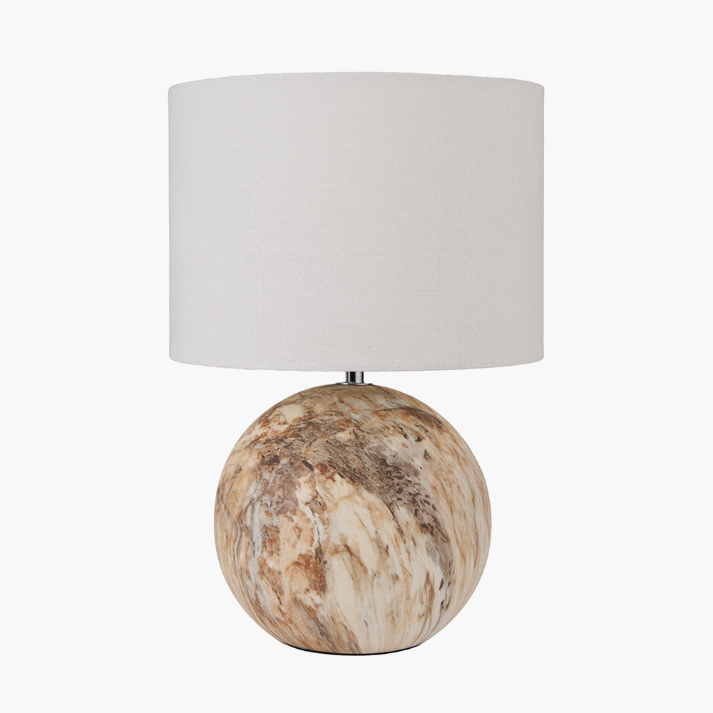 Viejo Natural Stone Effect Ceramic LED Tablelamp