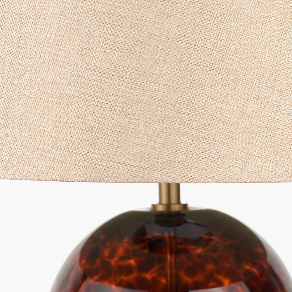 Lucien Tortoiseshell Glass LED Tablelamp