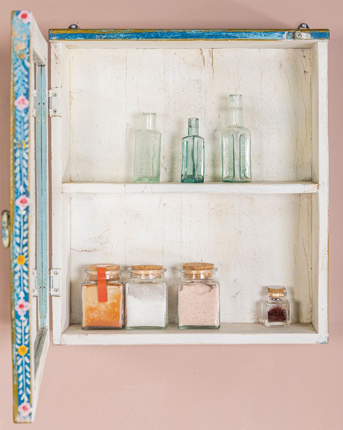 Handpainted Kanchana Square Wall Showcase