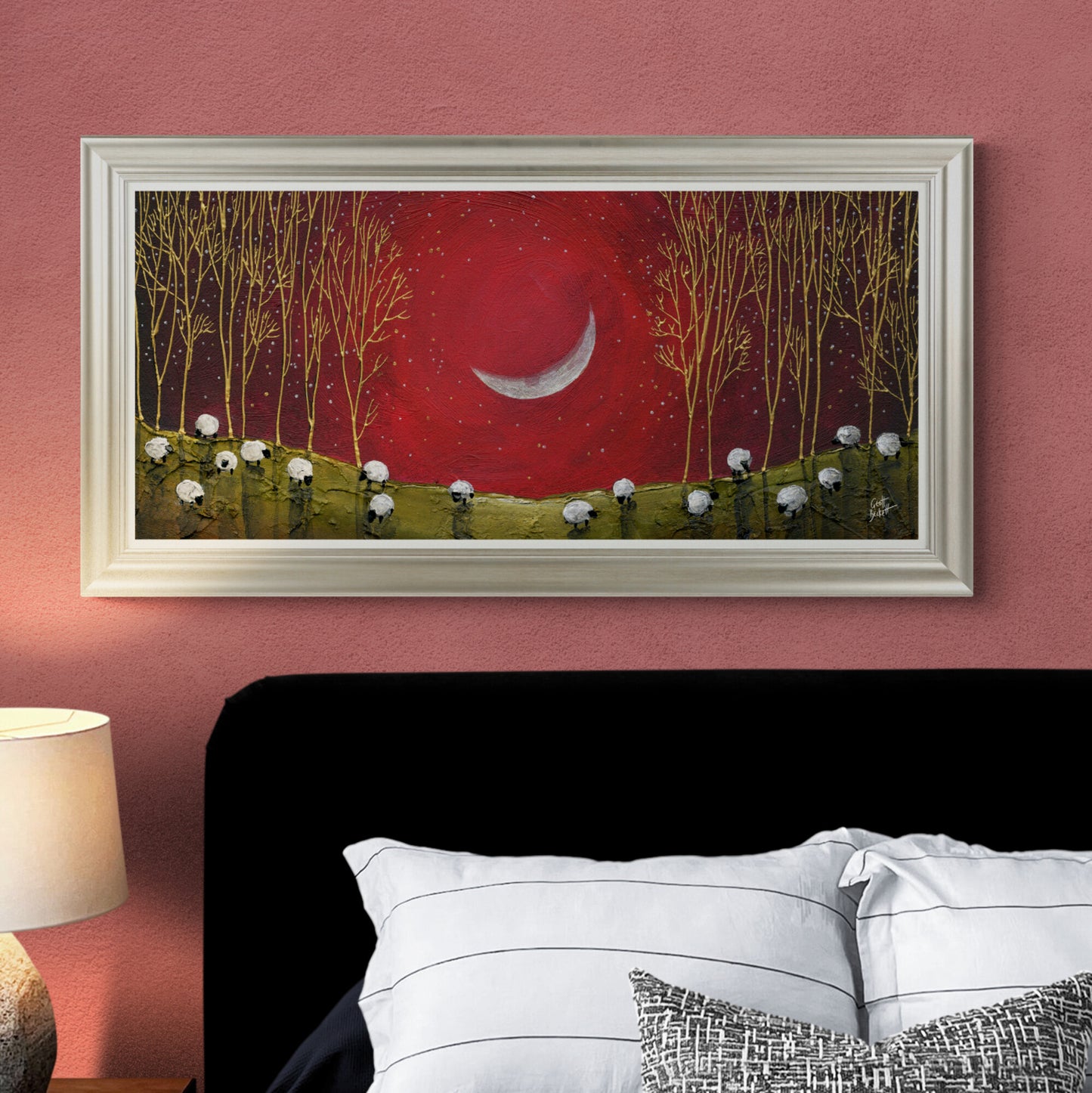 Geoff Beckett Red Moon