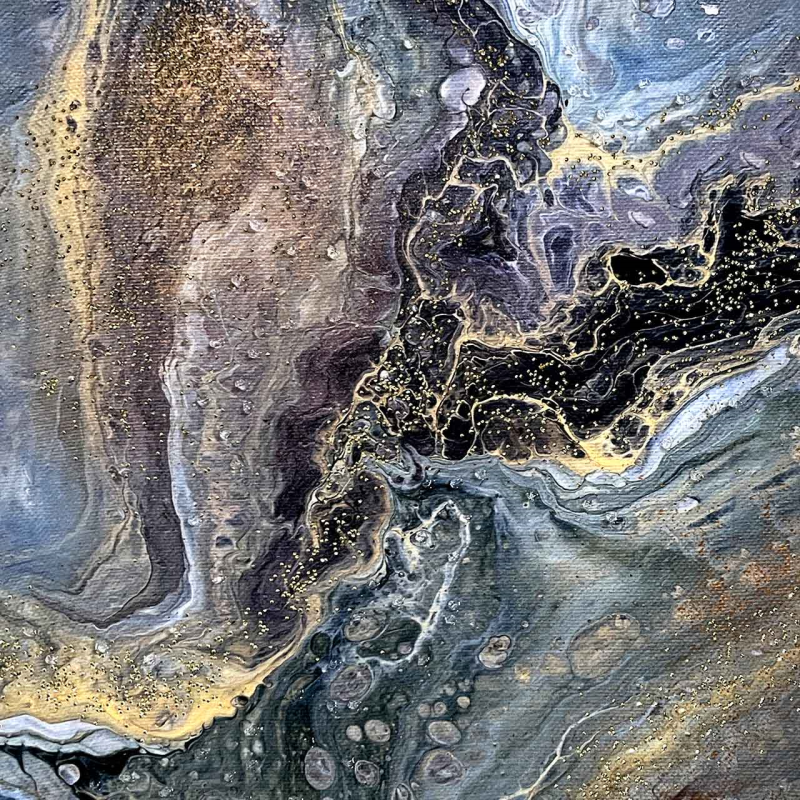 Mailstrum Abstract Square Canvas