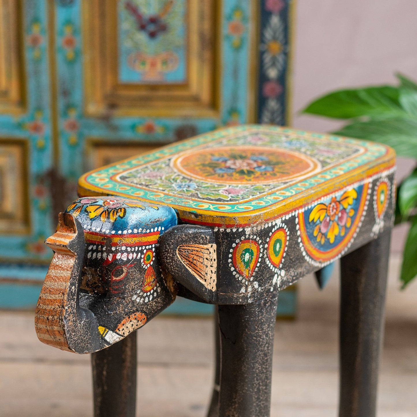 Raj Tusker Handpainted Table D