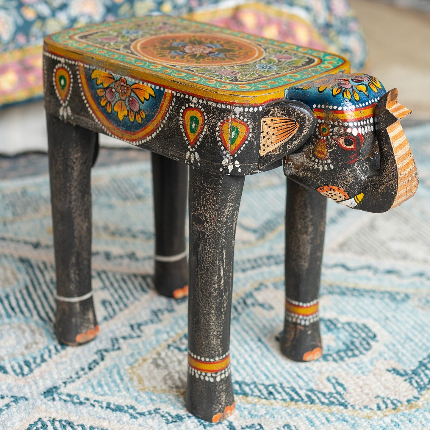 Raj Tusker Handpainted Table D