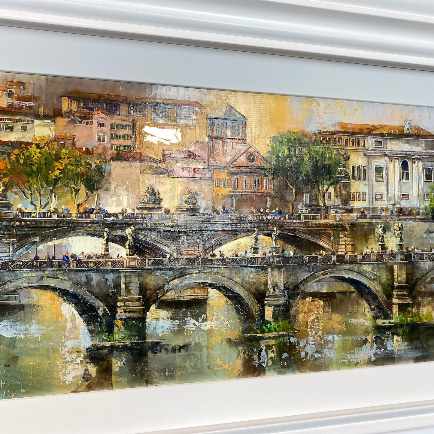 Veronika Benoni Original Art - Rome Rimi Angels Bridge