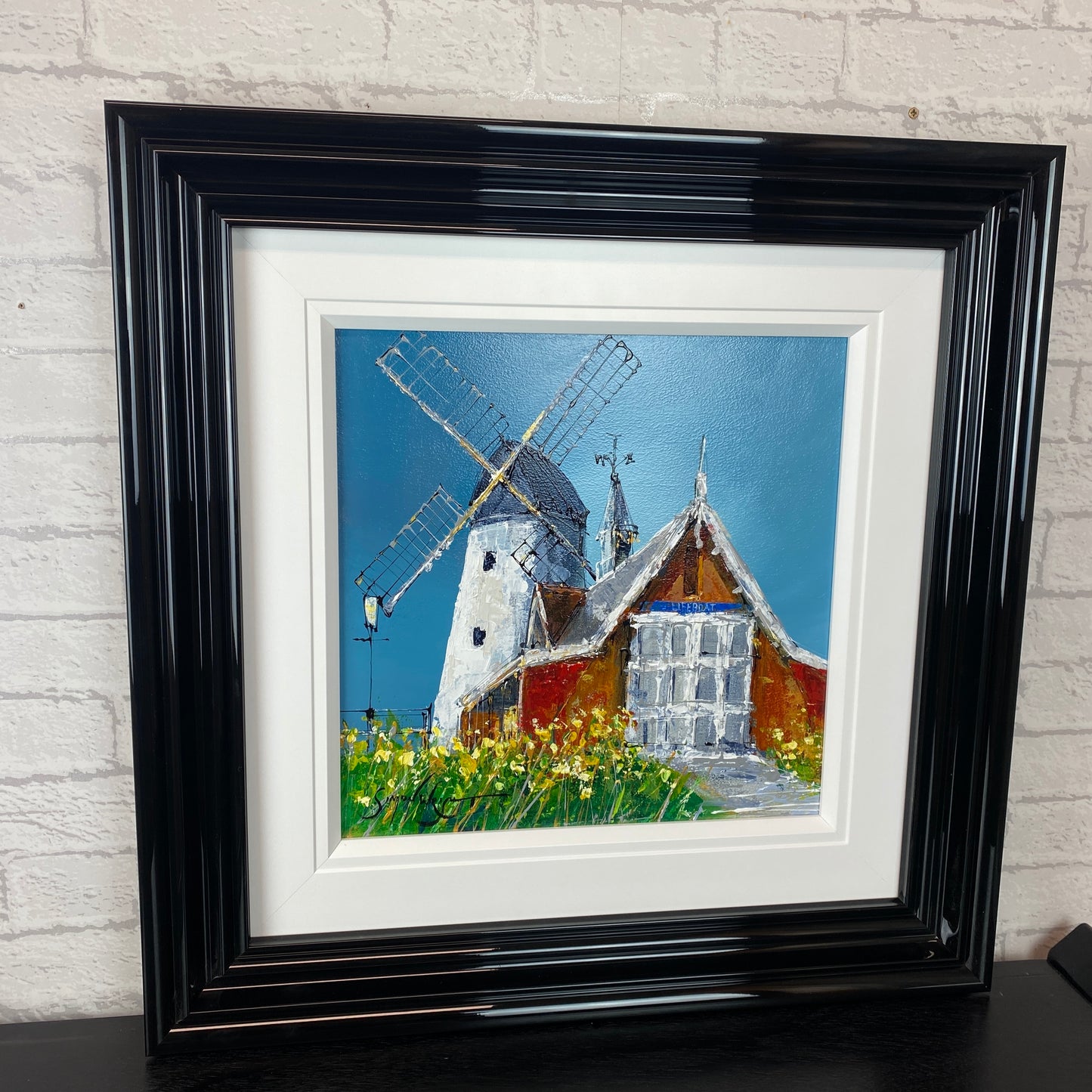 Simon Wright Original Art - Lytham Summer Green Small