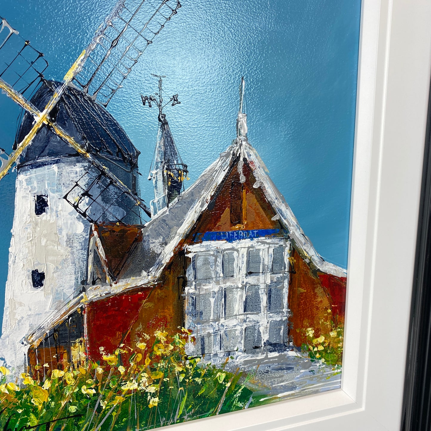 Simon Wright Original Art - Lytham Summer Green Small