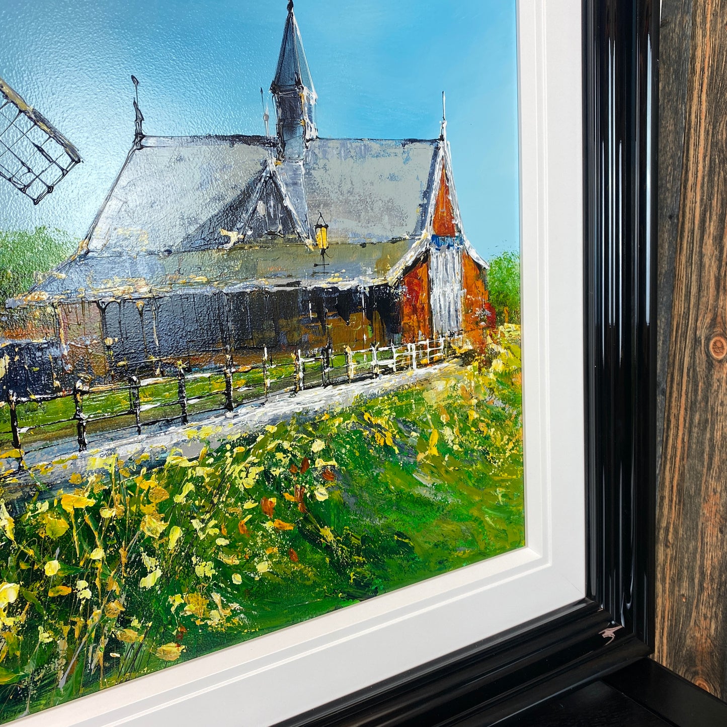 Simon Wright Original Art - Lytham Summer Windmill