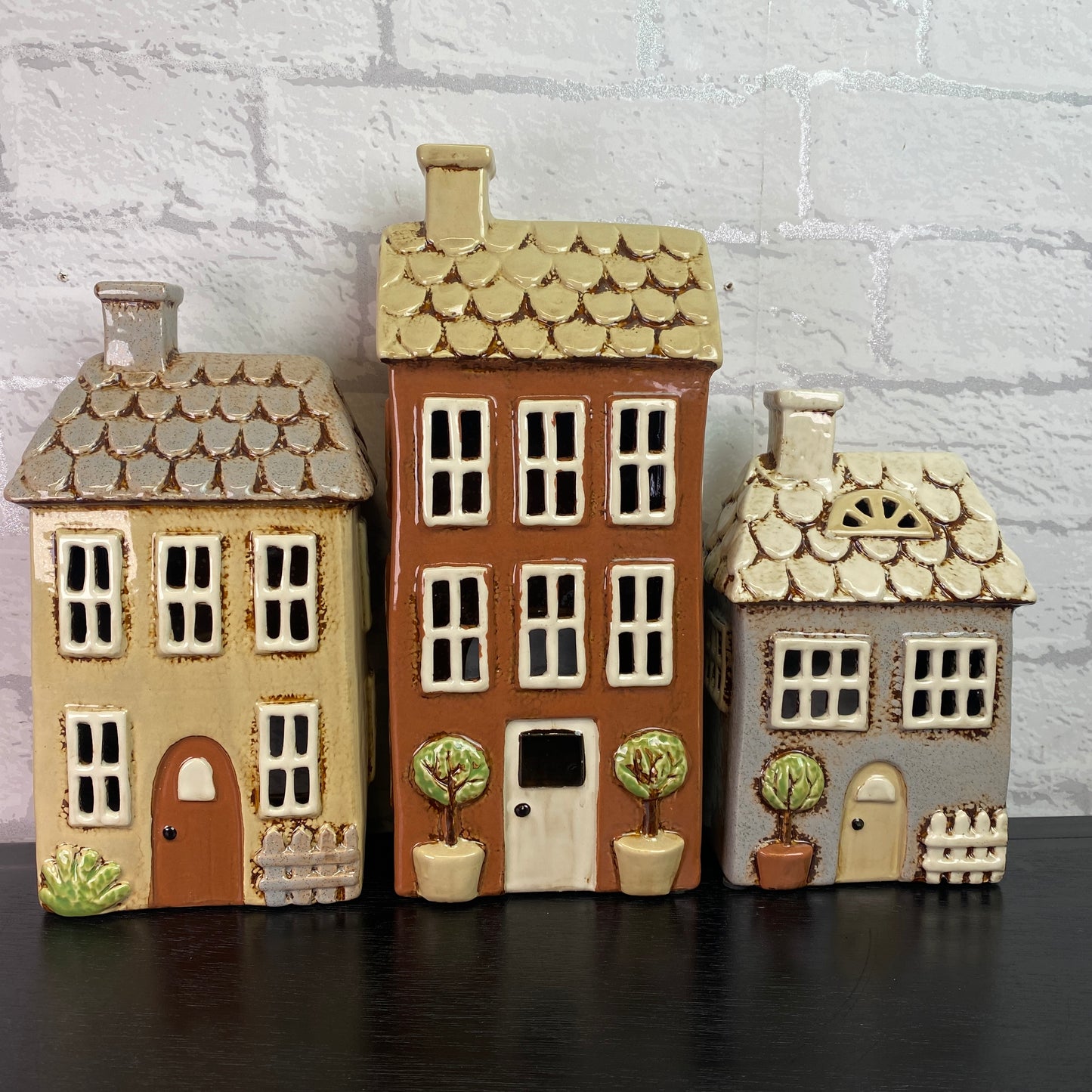 Village Pottery Garden House Tealight Holder Cream