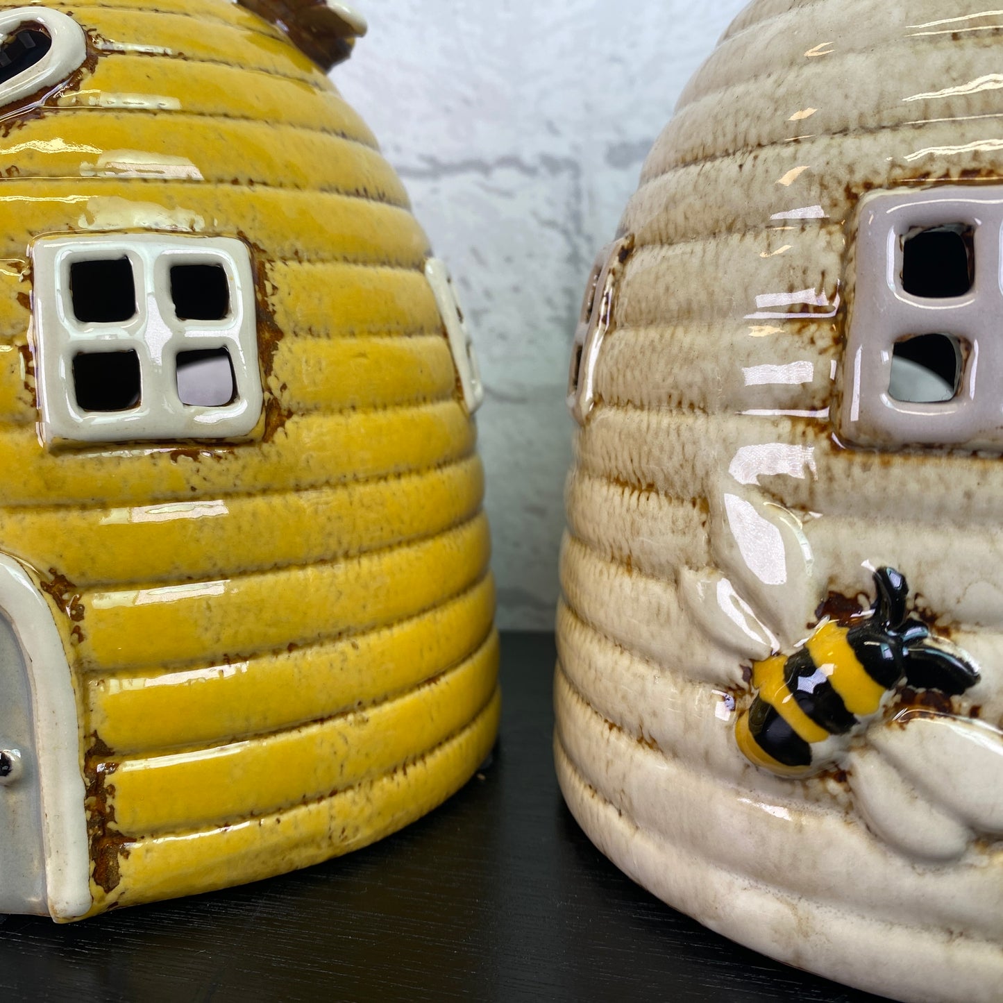 Village Pottery Beehive Dome Tealight Holder Cream