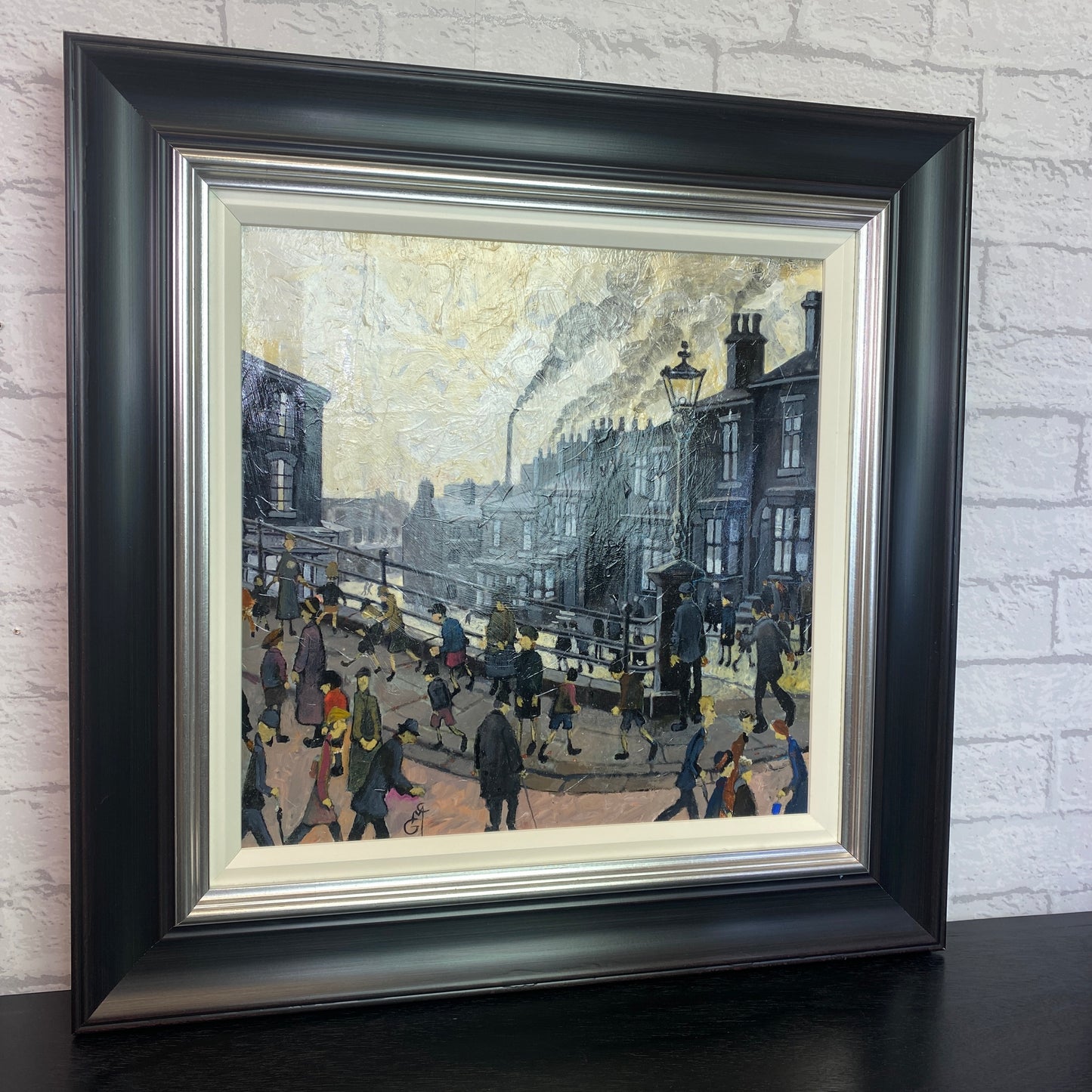 Gary McNamara Original Art The Bend in our Street