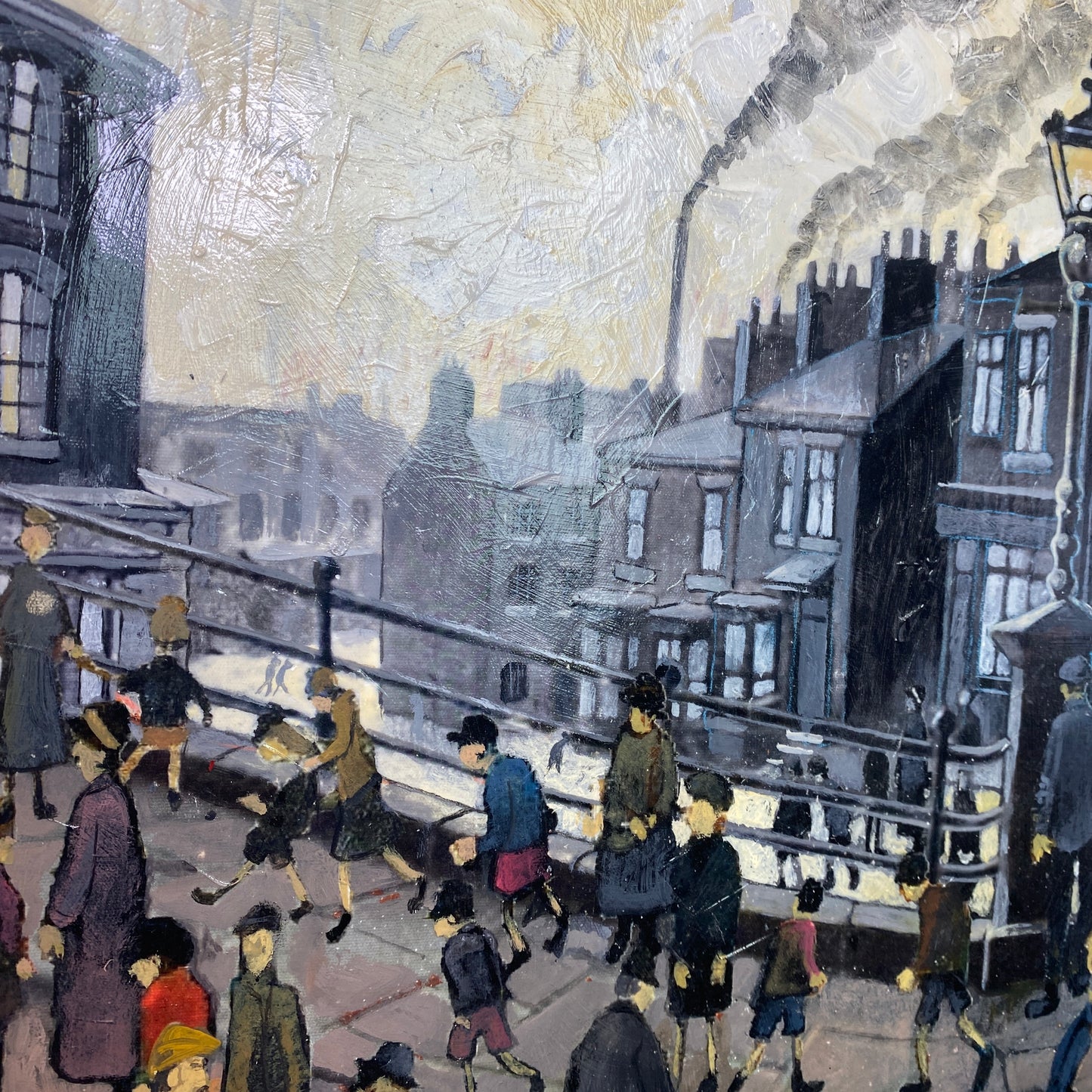 Gary McNamara Original Art The Bend in our Street
