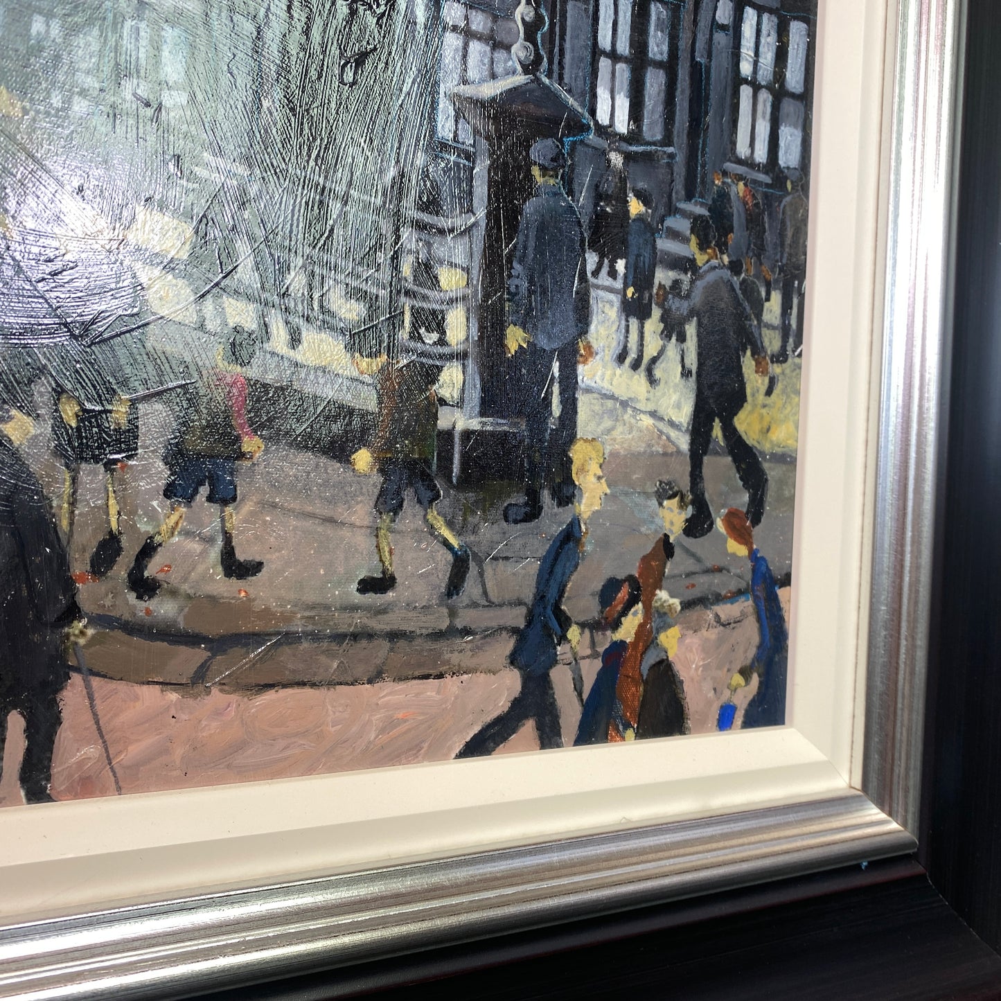 Gary McNamara Original Art The Bend in our Street