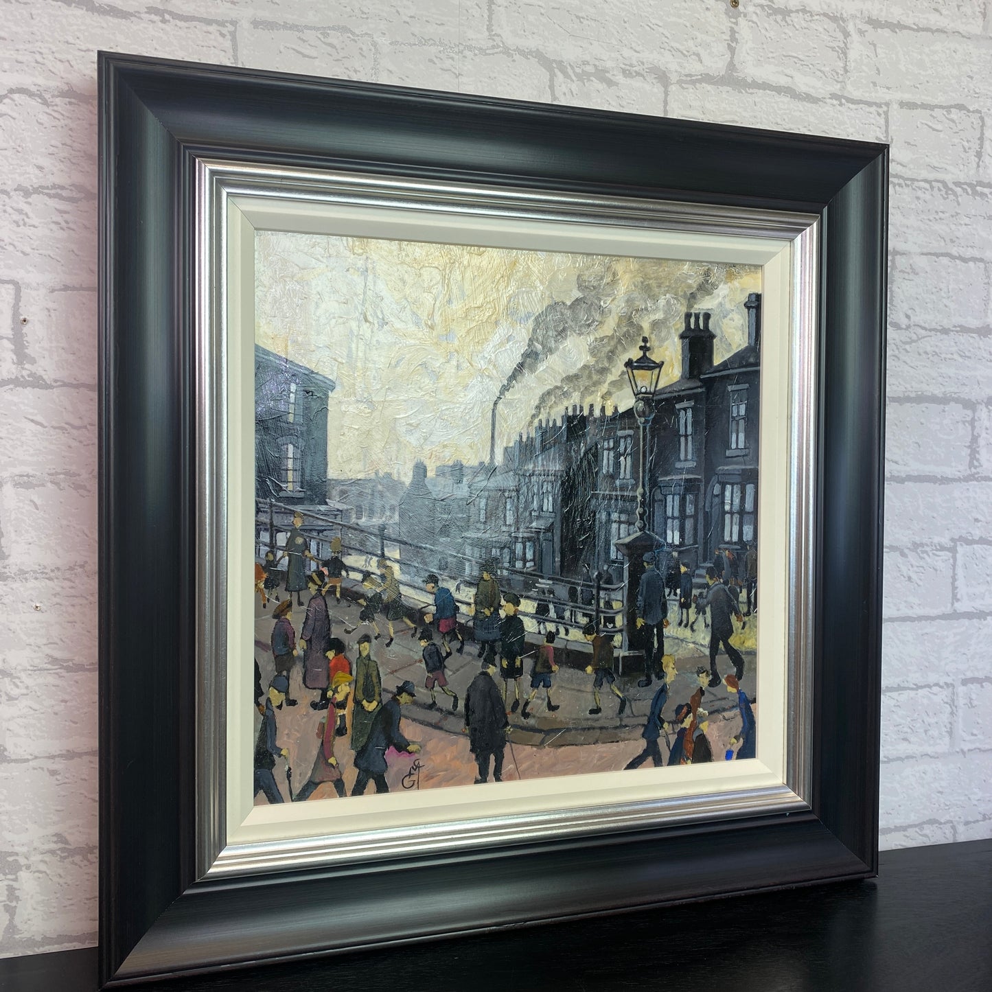 Gary McNamara Original Art The Bend in our Street