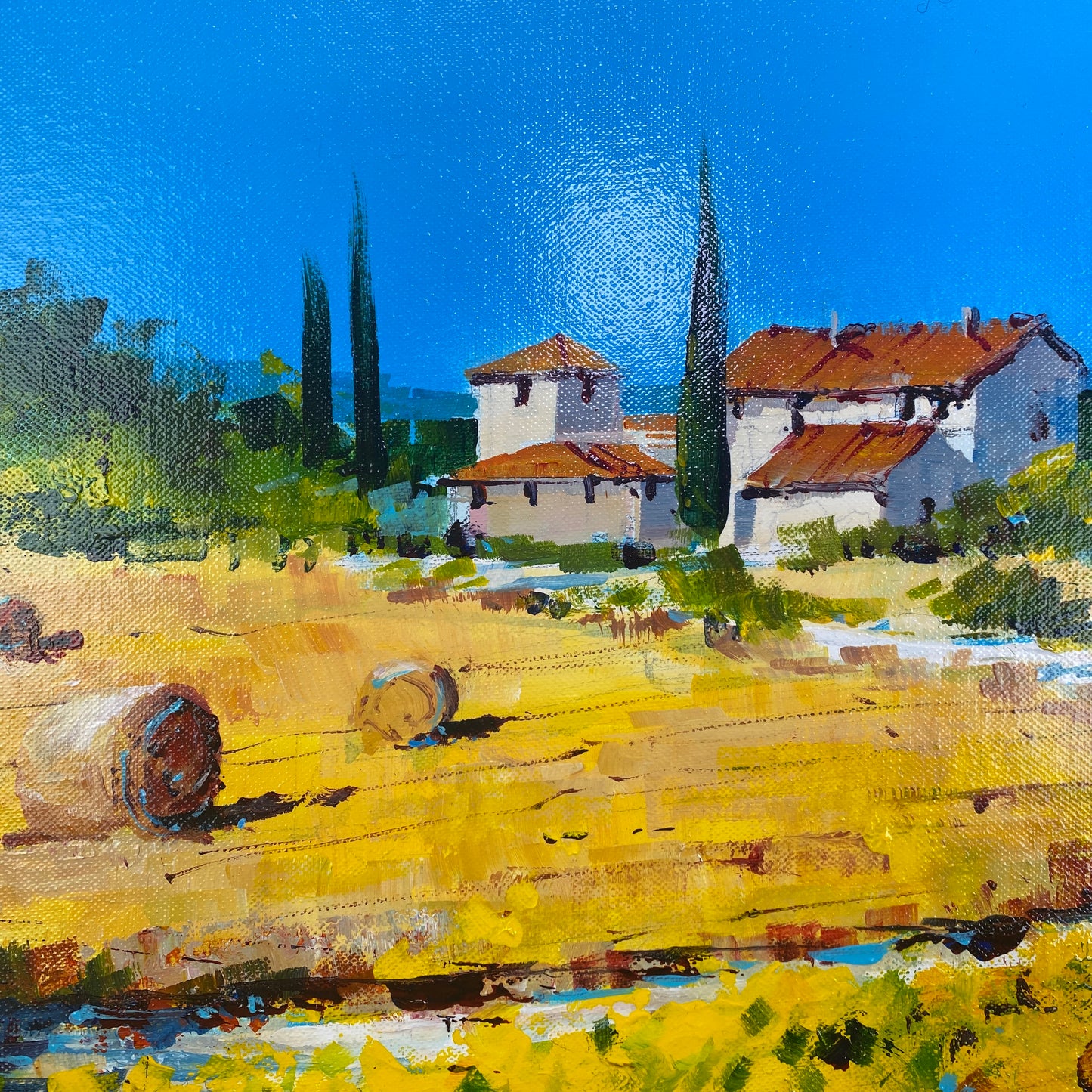 Gary Samms Original Art Sunflower Bella Vista