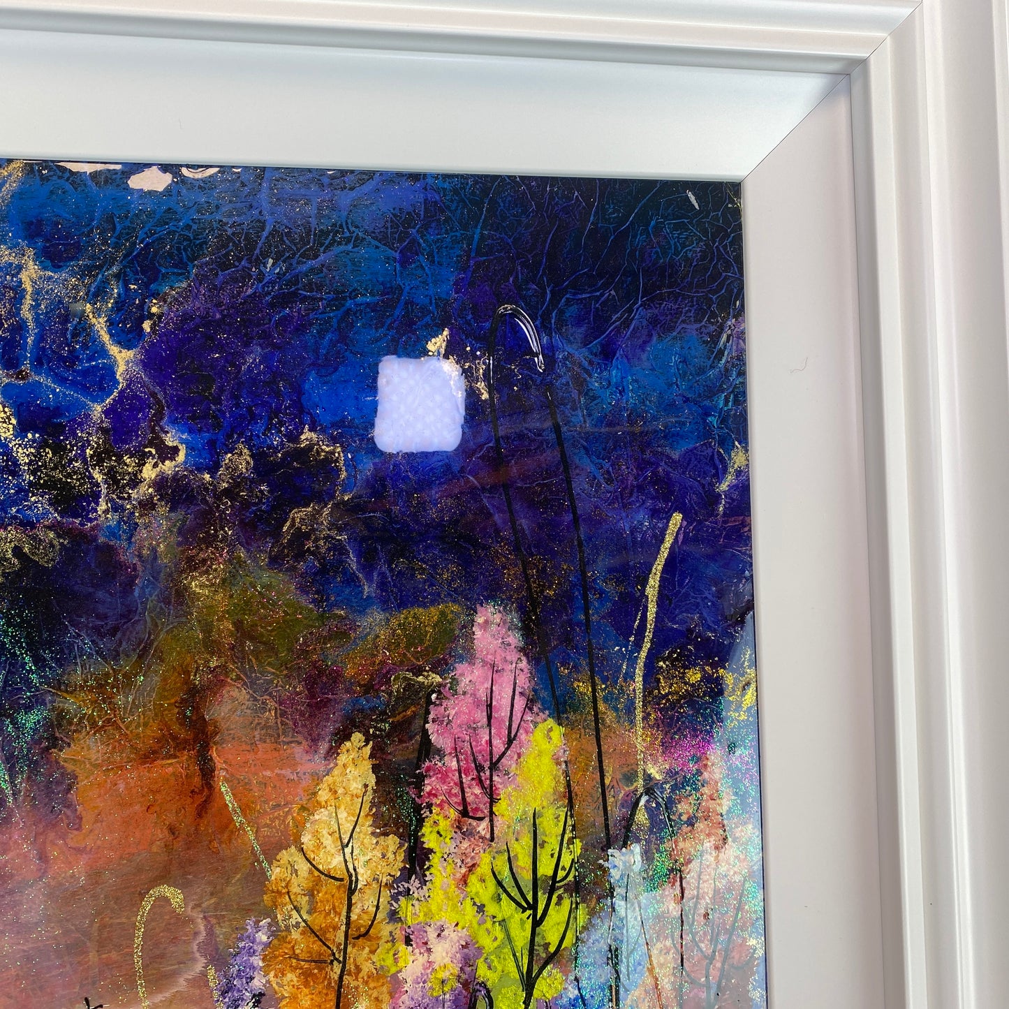 Rozanne Bell Original Art - Moonglow Forest Herd