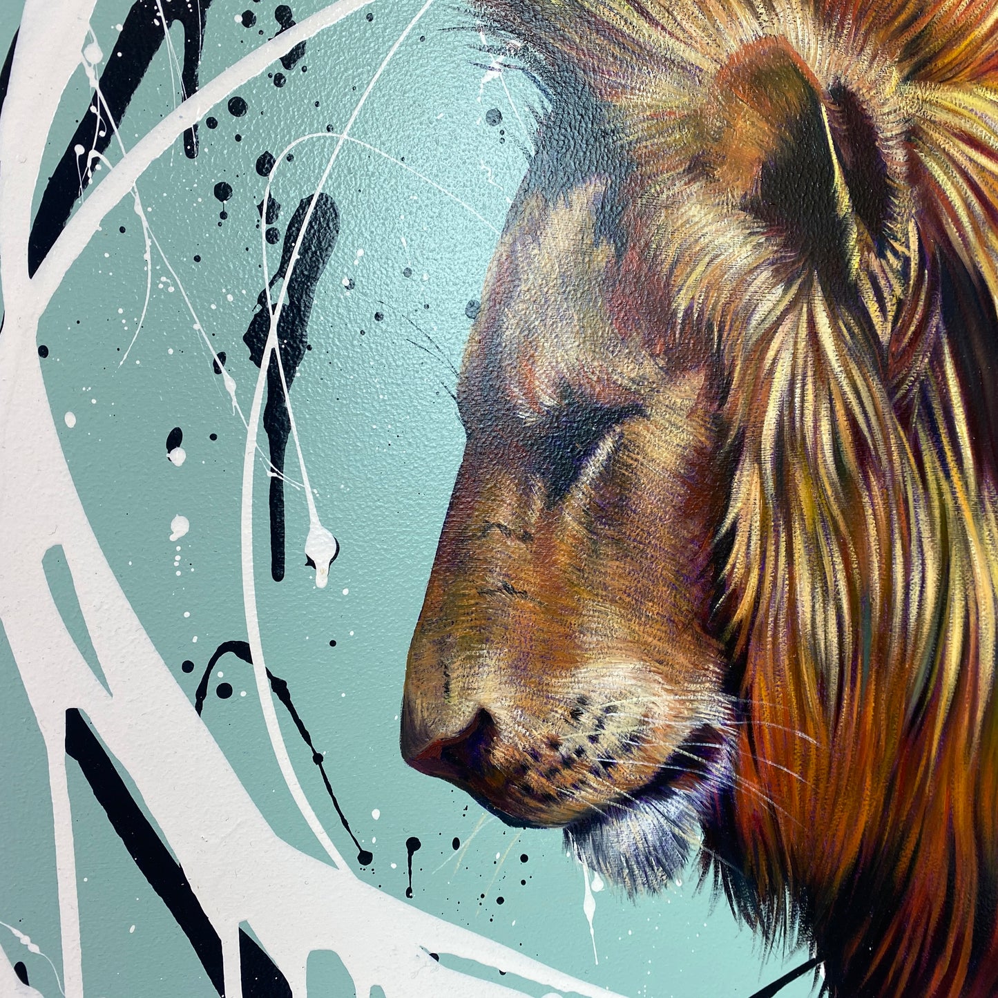 Simon Wright Original Art - King of the Savanagh