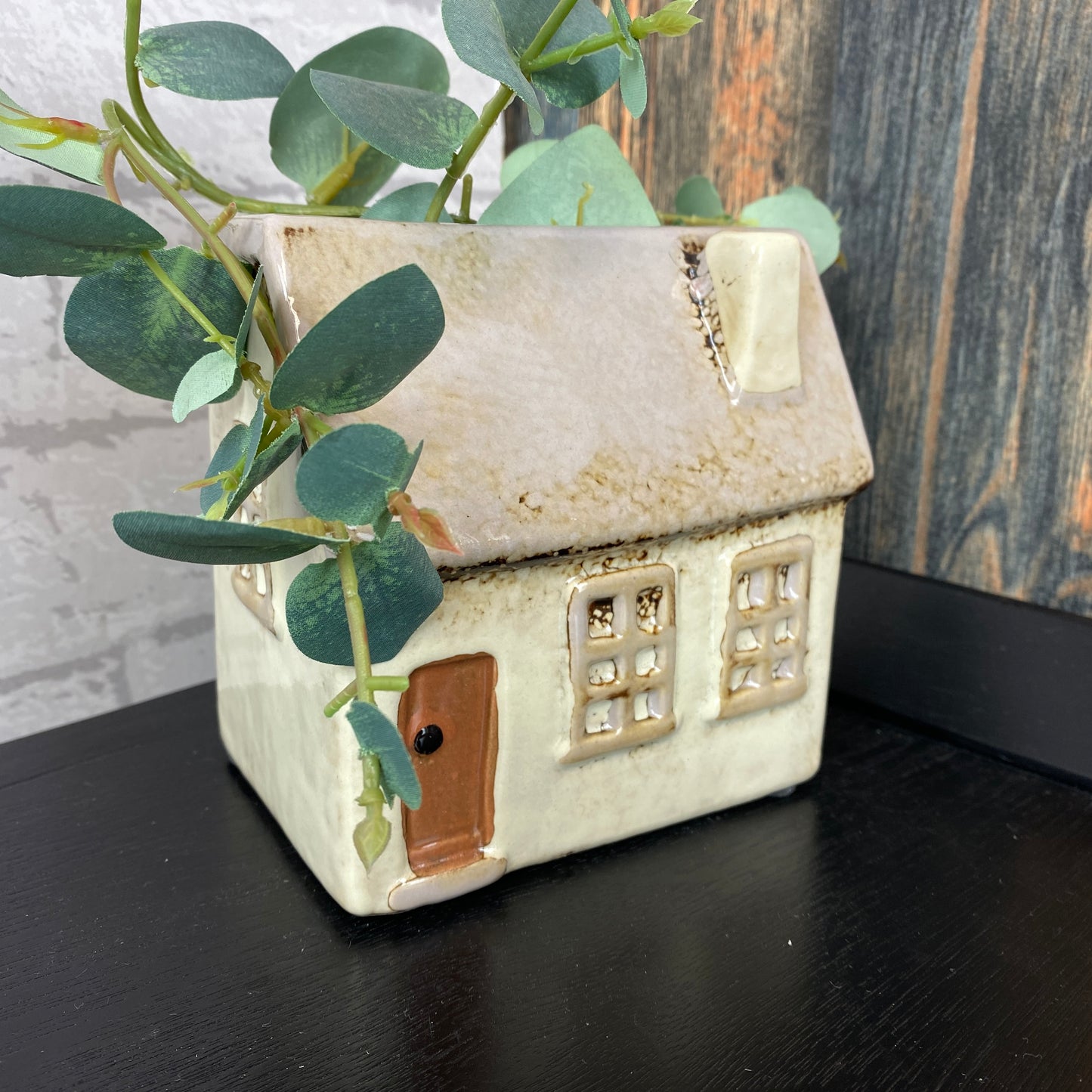Village Pottery House Vase Light Grey