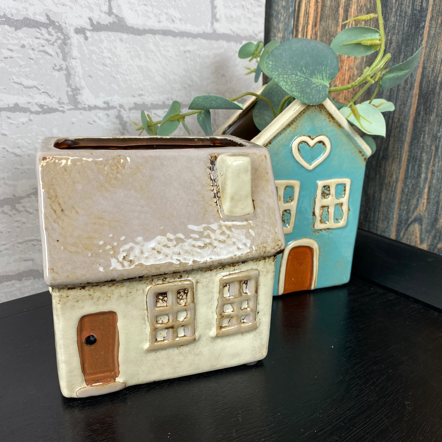 Village Pottery House Vase Light Grey