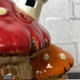 Village Pottery 3 Mushroom House Tealight Holder