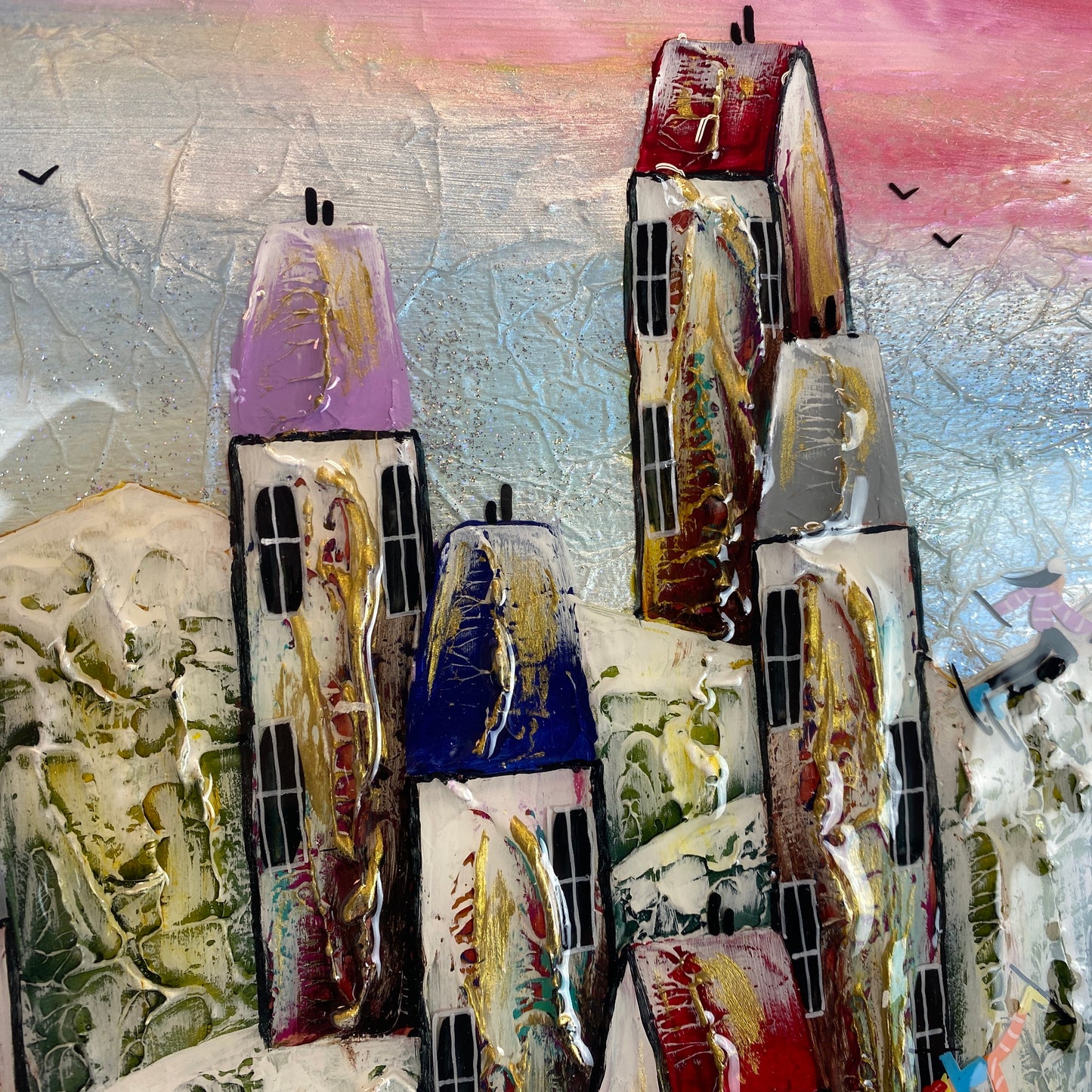 Rozanne Bell Original Art - Bracing Beach