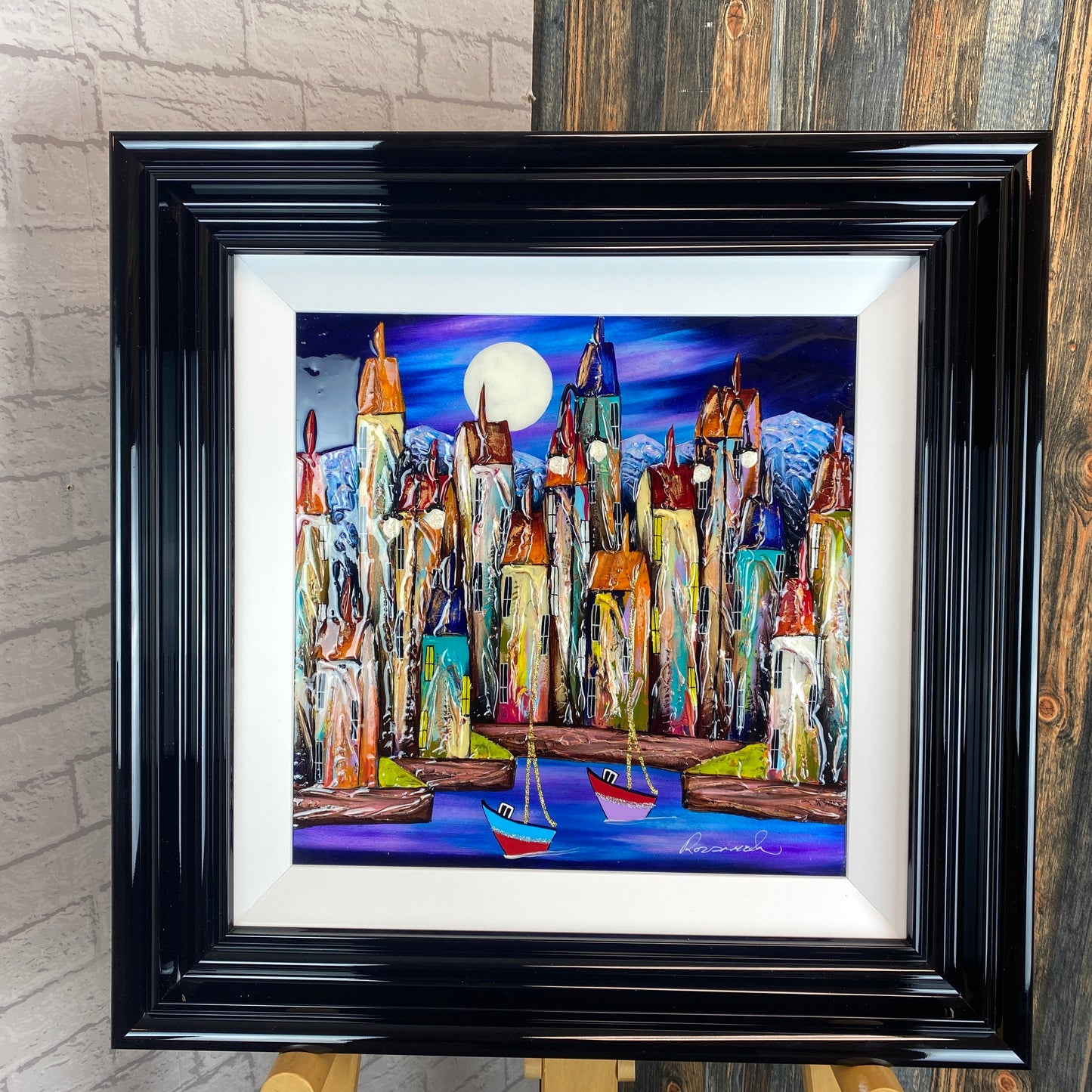 Rozanne Bell Original Art - Moonlit Cove