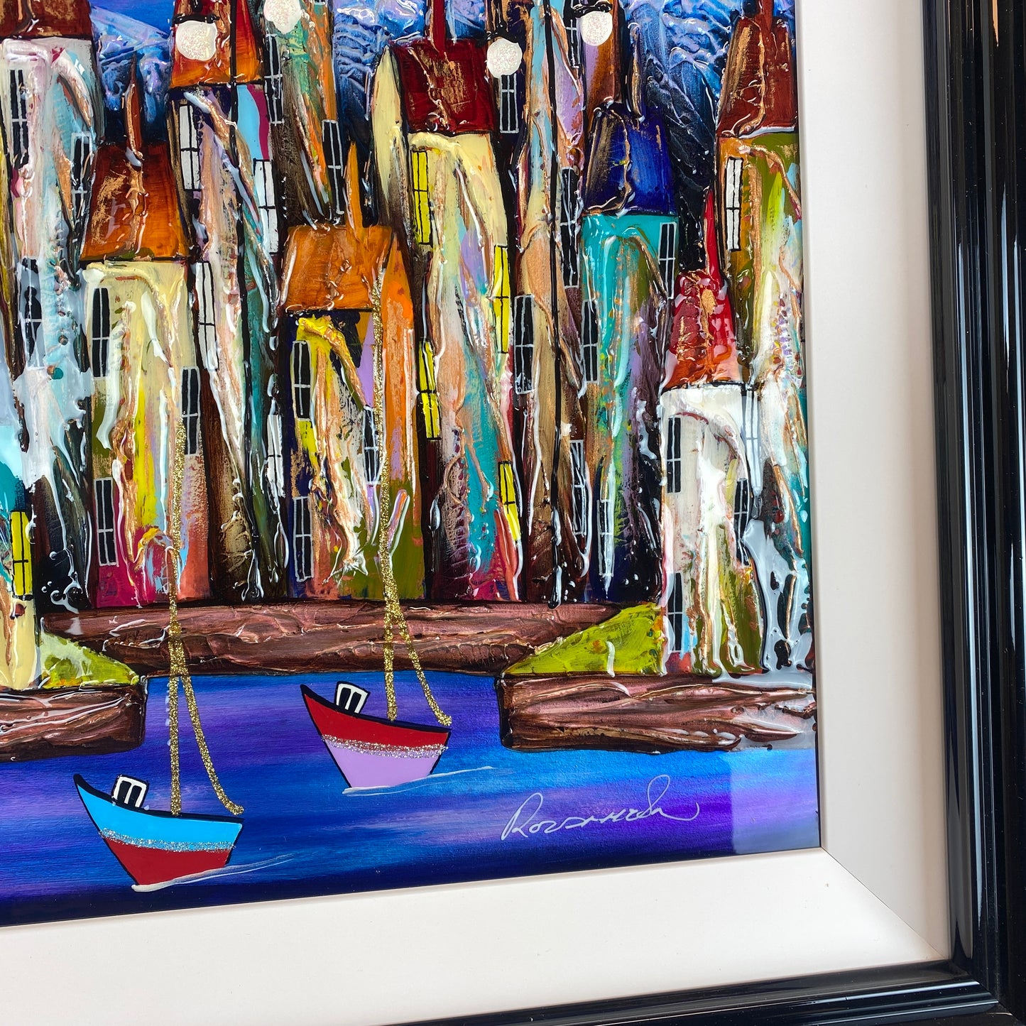 Rozanne Bell Original Art - Moonlit Cove