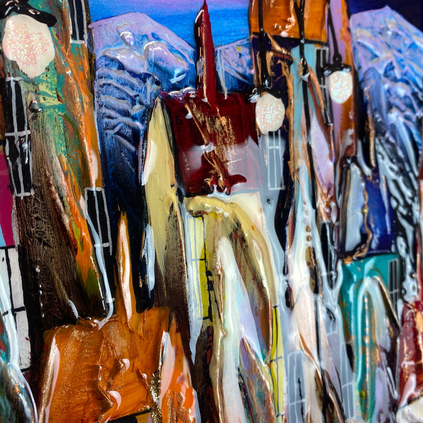 Rozanne Bell Original Art - Moonlit Cove