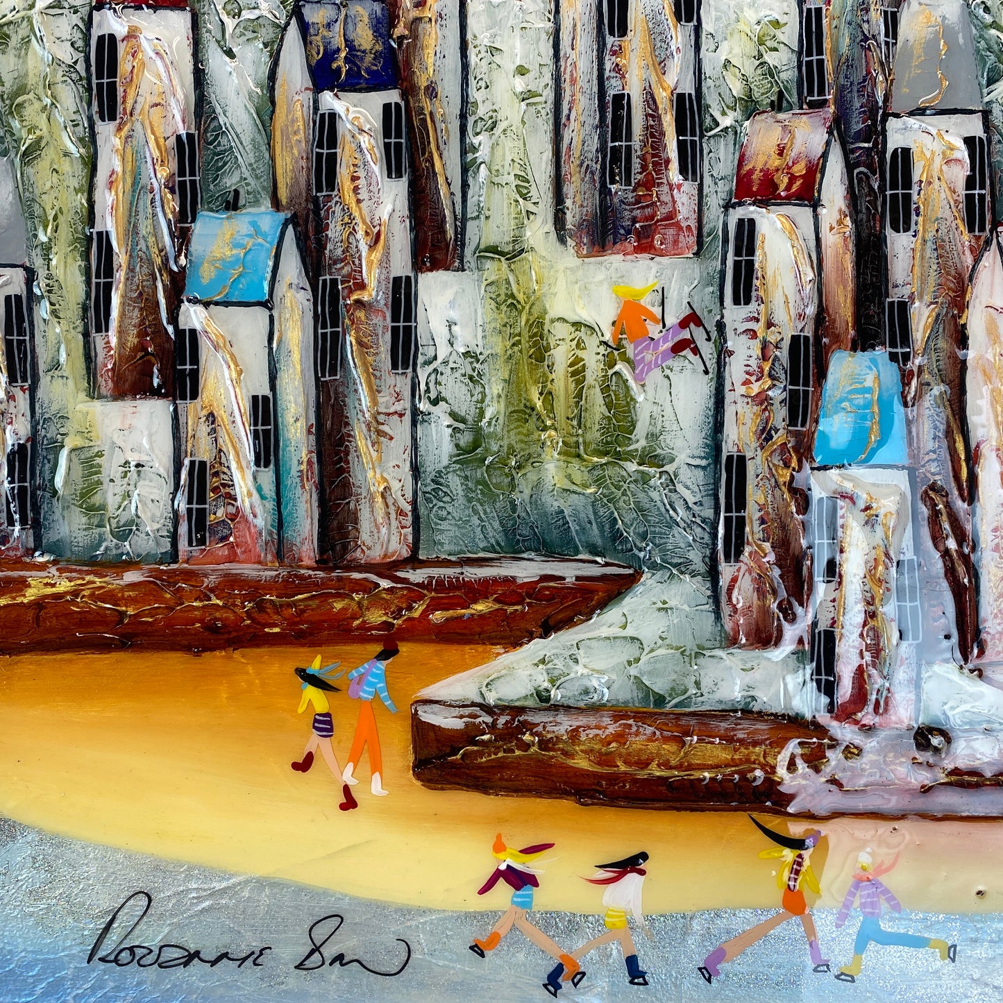 Rozanne Bell Original Art - Winter Beach