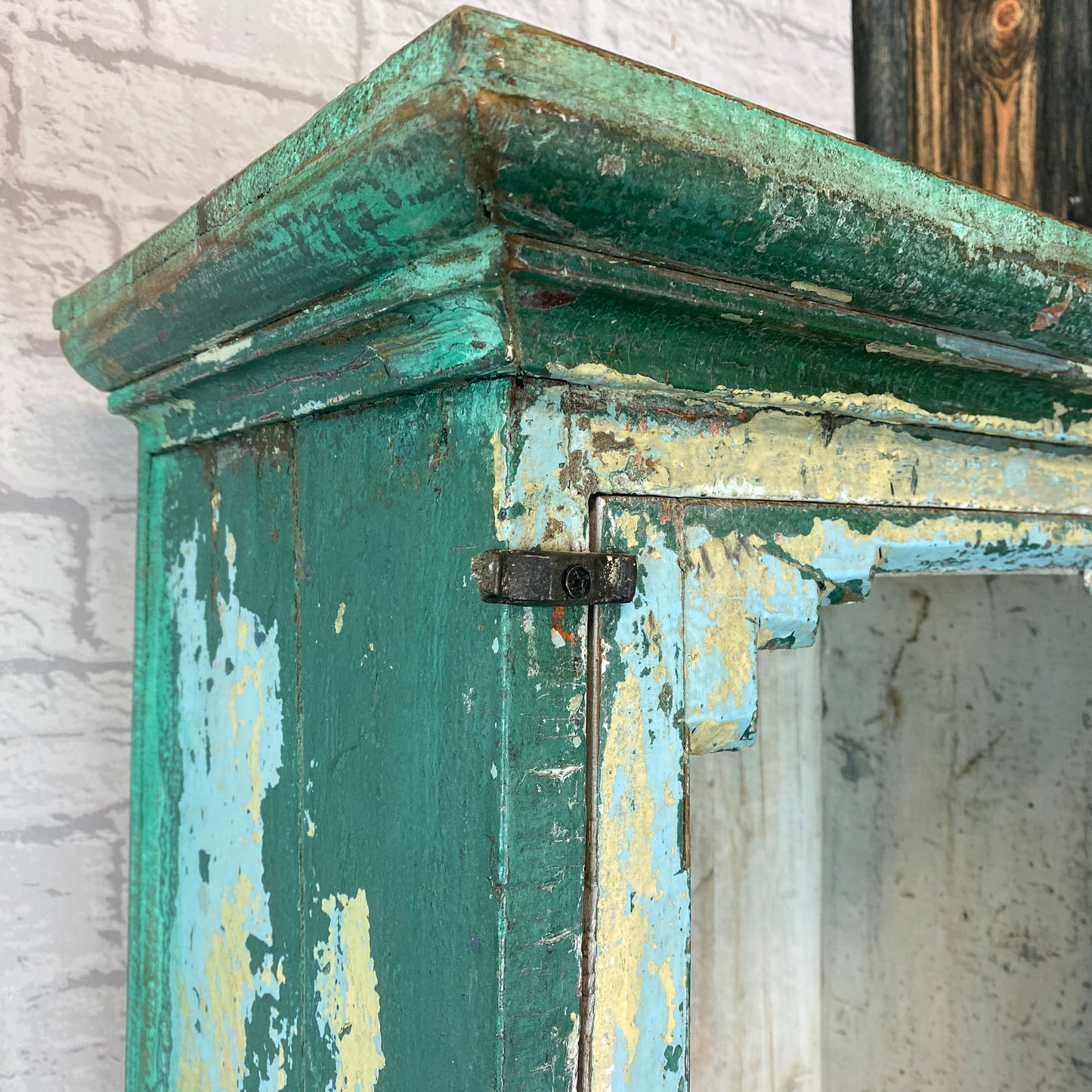 Koli Glazed Wooden Cabinet