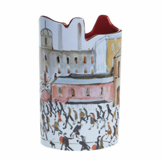 L S Lowry Going to Work Large Art Vase