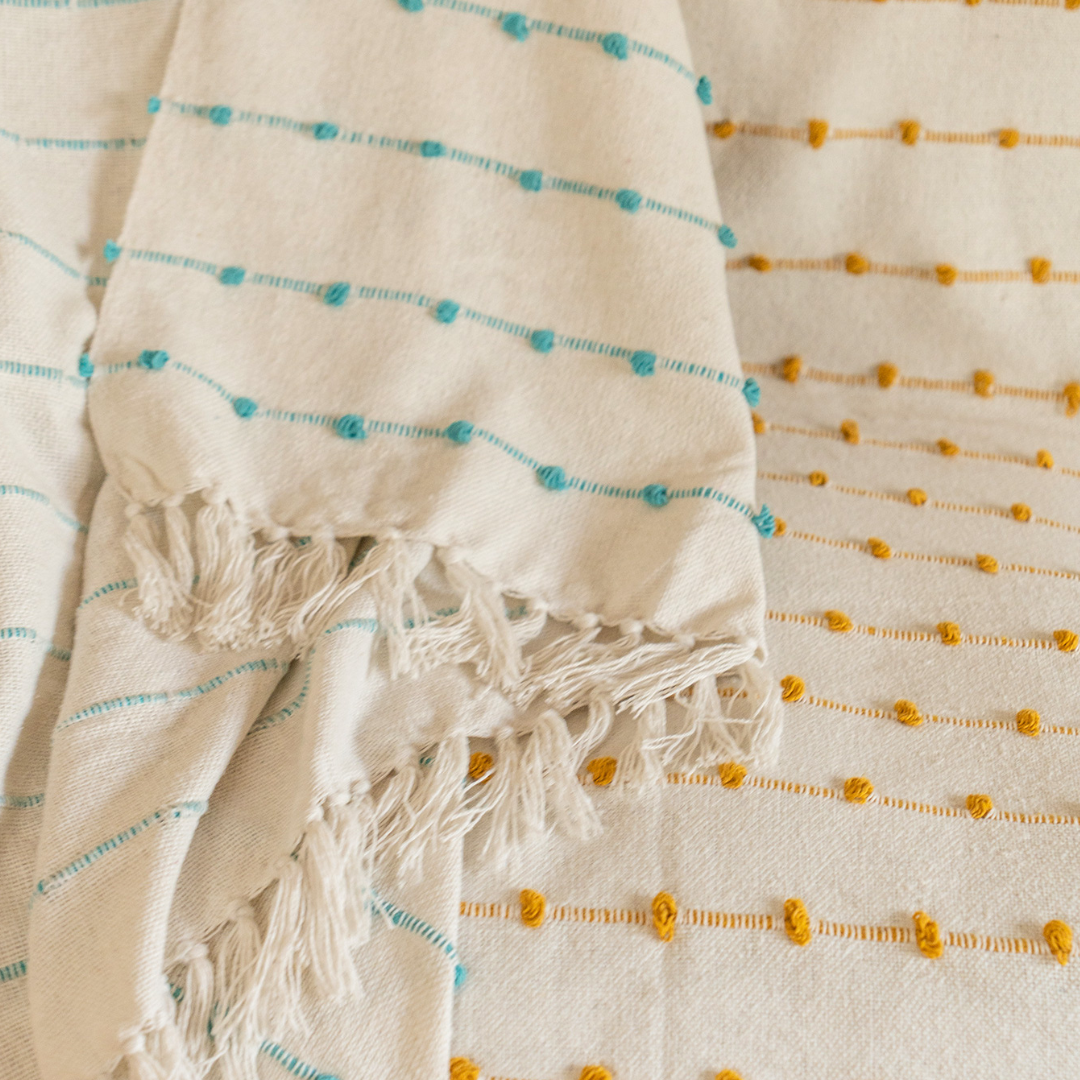 Lata Handloom Loop Throw