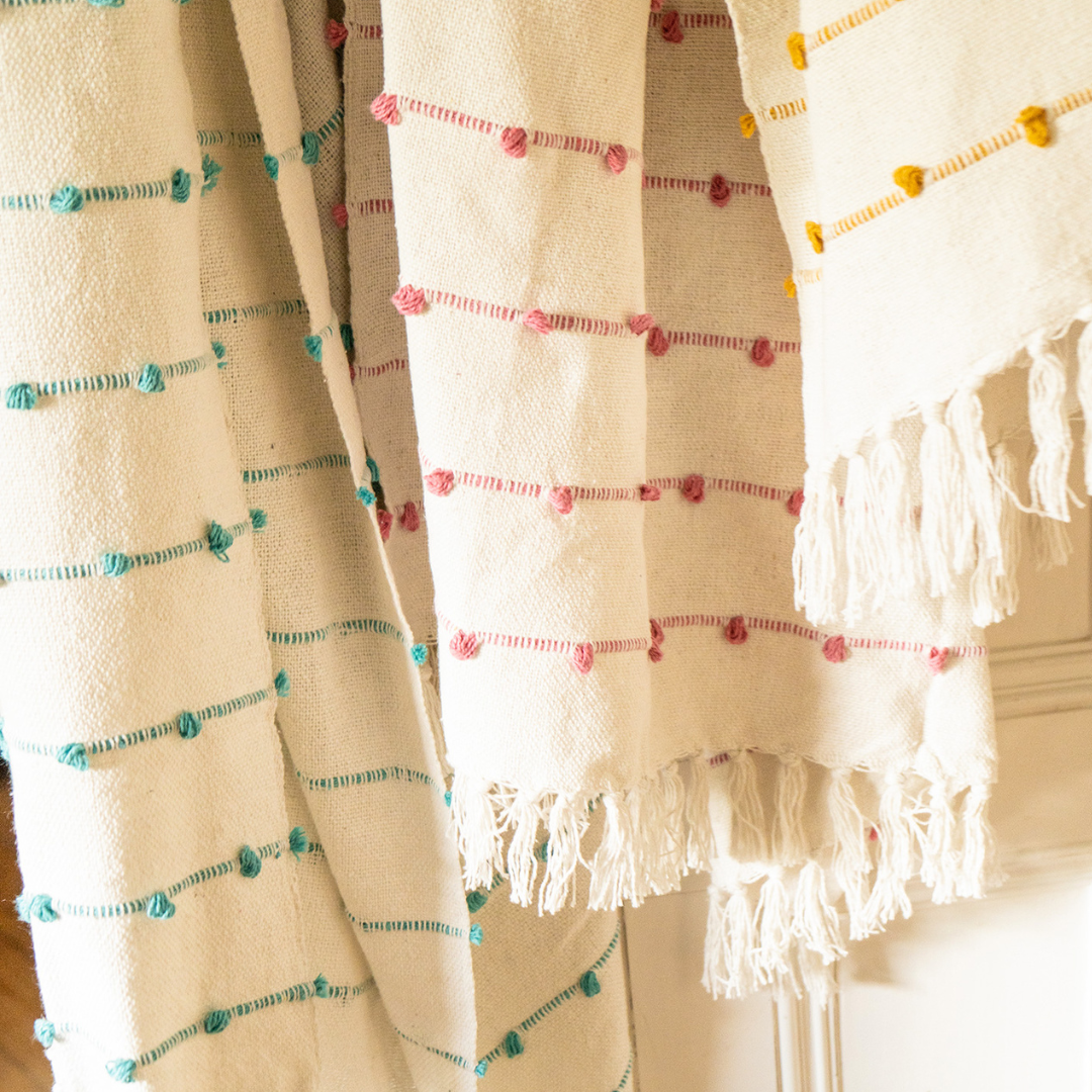 Lata Handloom Loop Throw