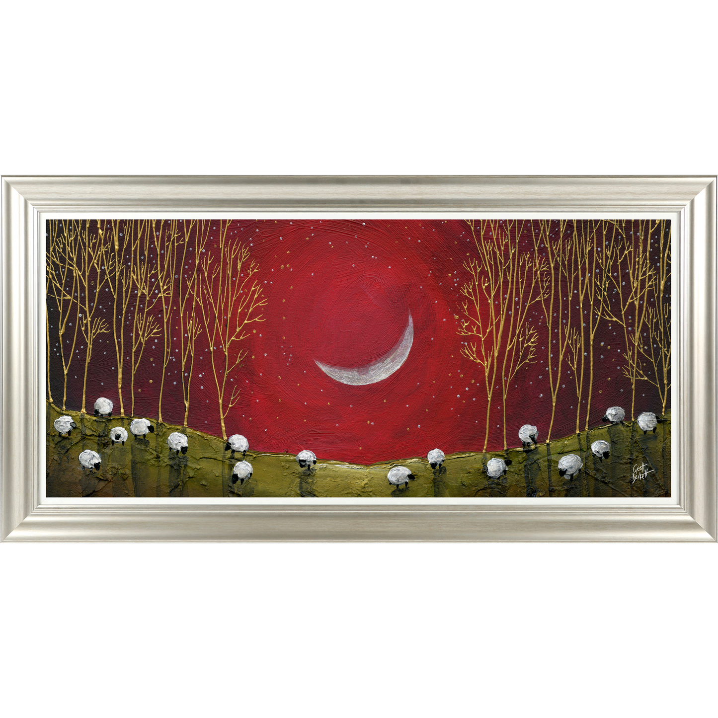 Geoff Beckett Red Moon