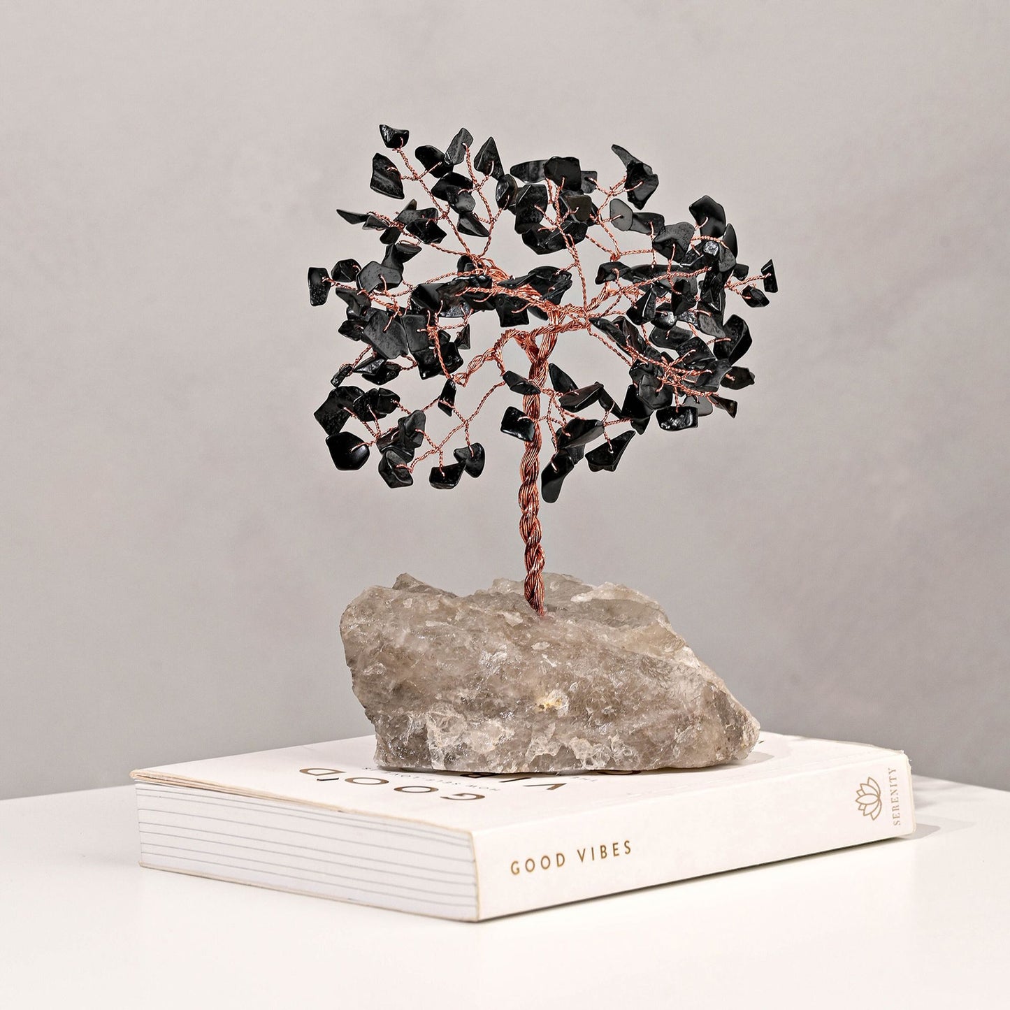Gemstone Tree Black Tourmaline Medium