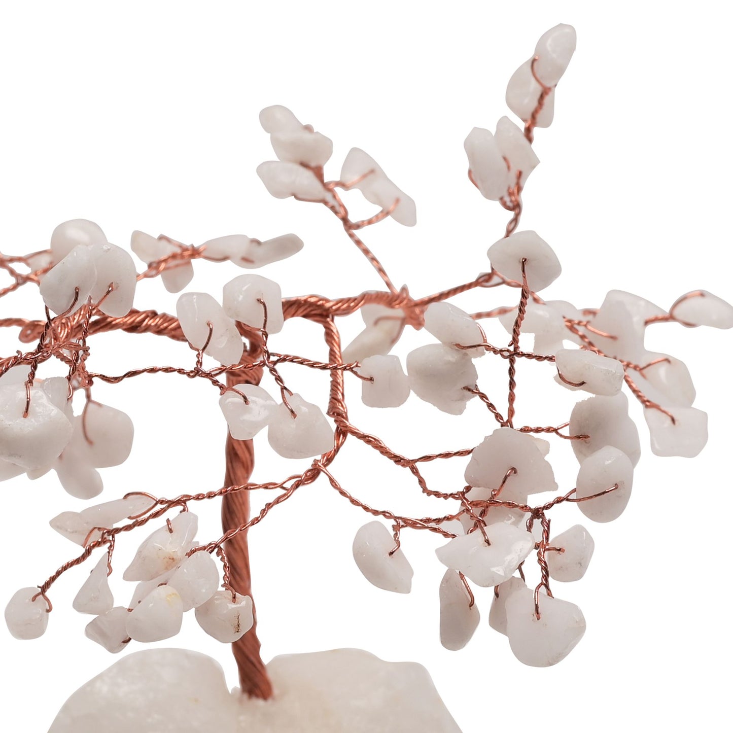 Gemstone Tree White Jade Medium