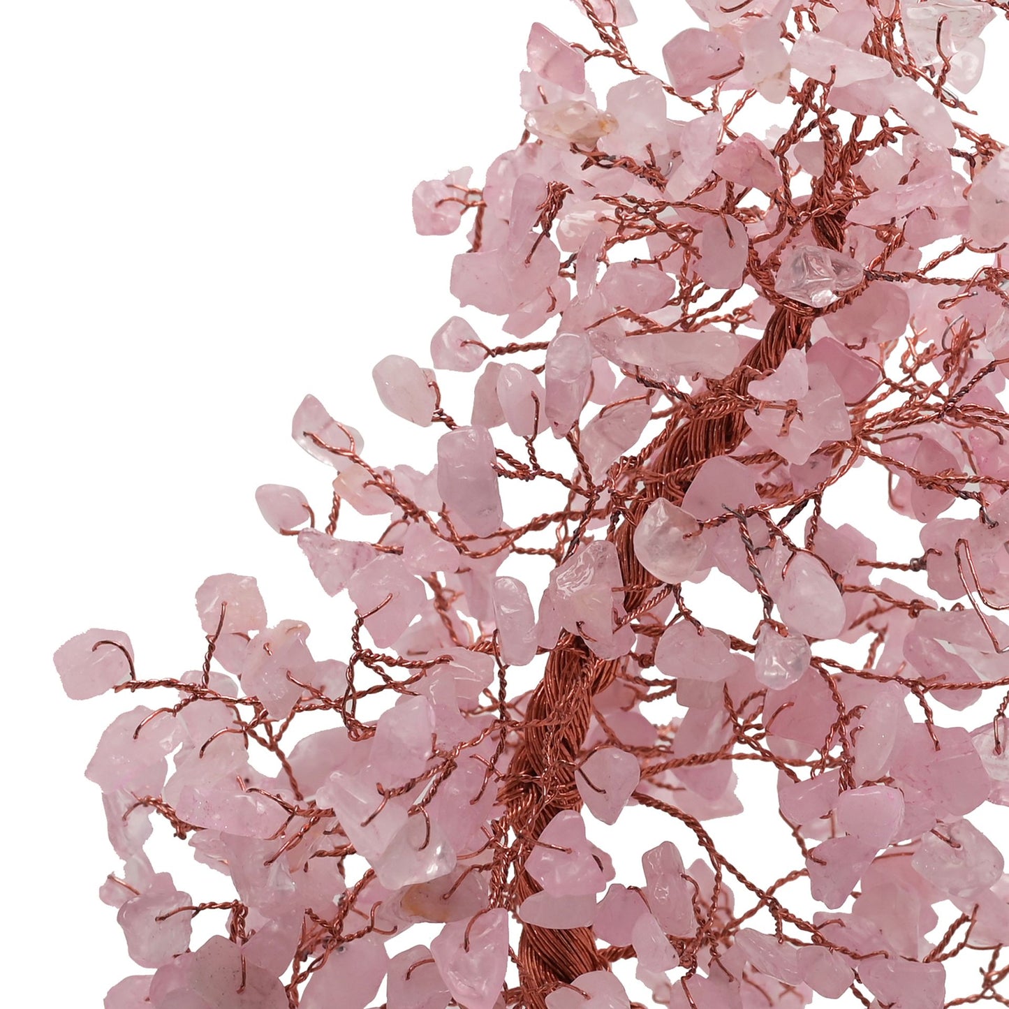 Gemstone Tree Rose Quartz Love Large