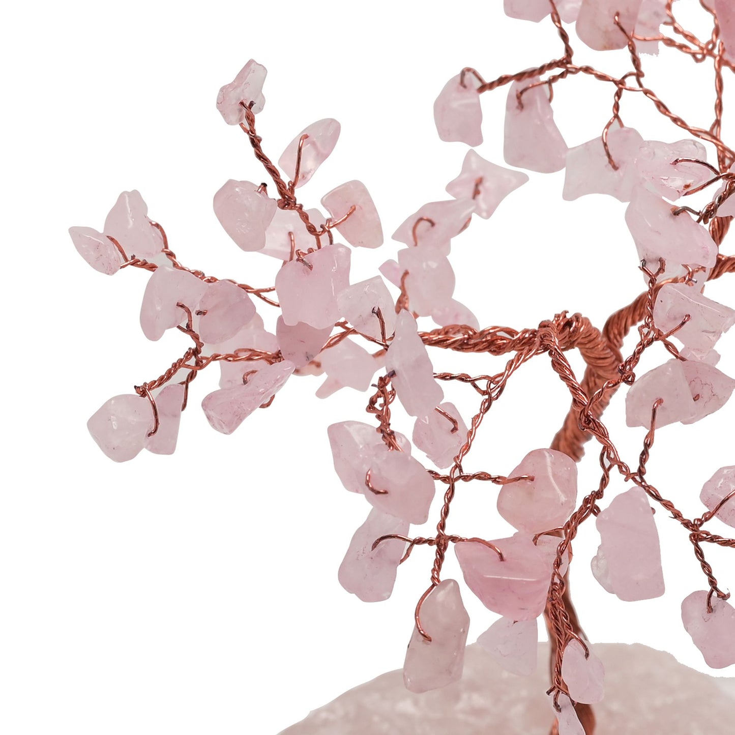 Gemstone Tree Rose Quartz Love Medium