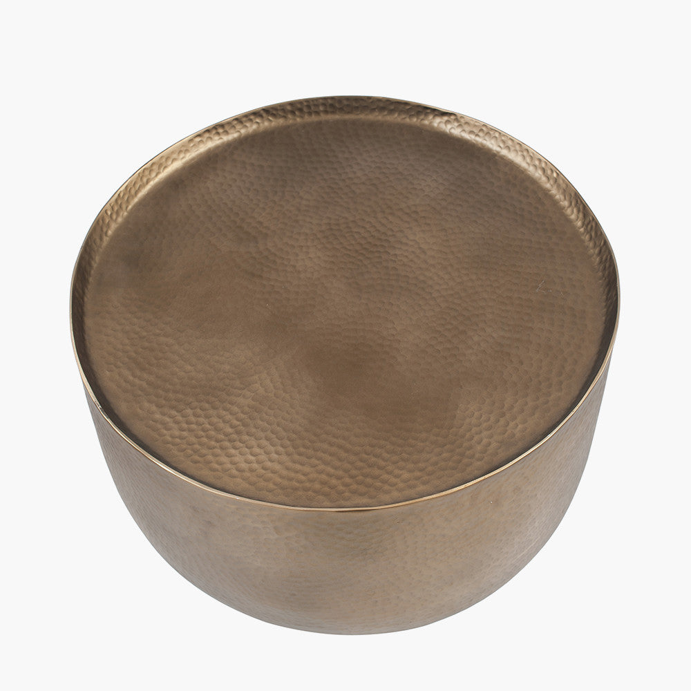 Peetal Hammered Small Table