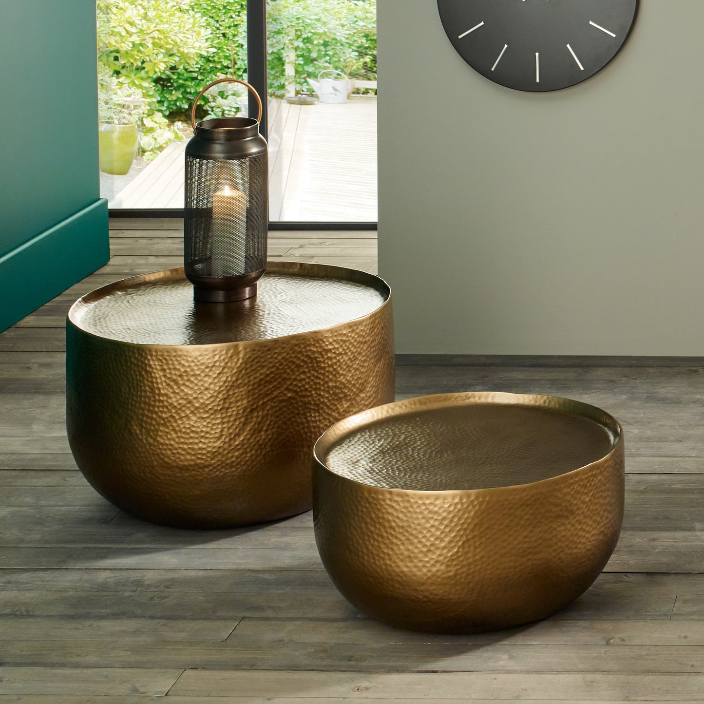 Peetal Hammered Small Table