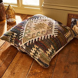 Kilim shop floor pillow