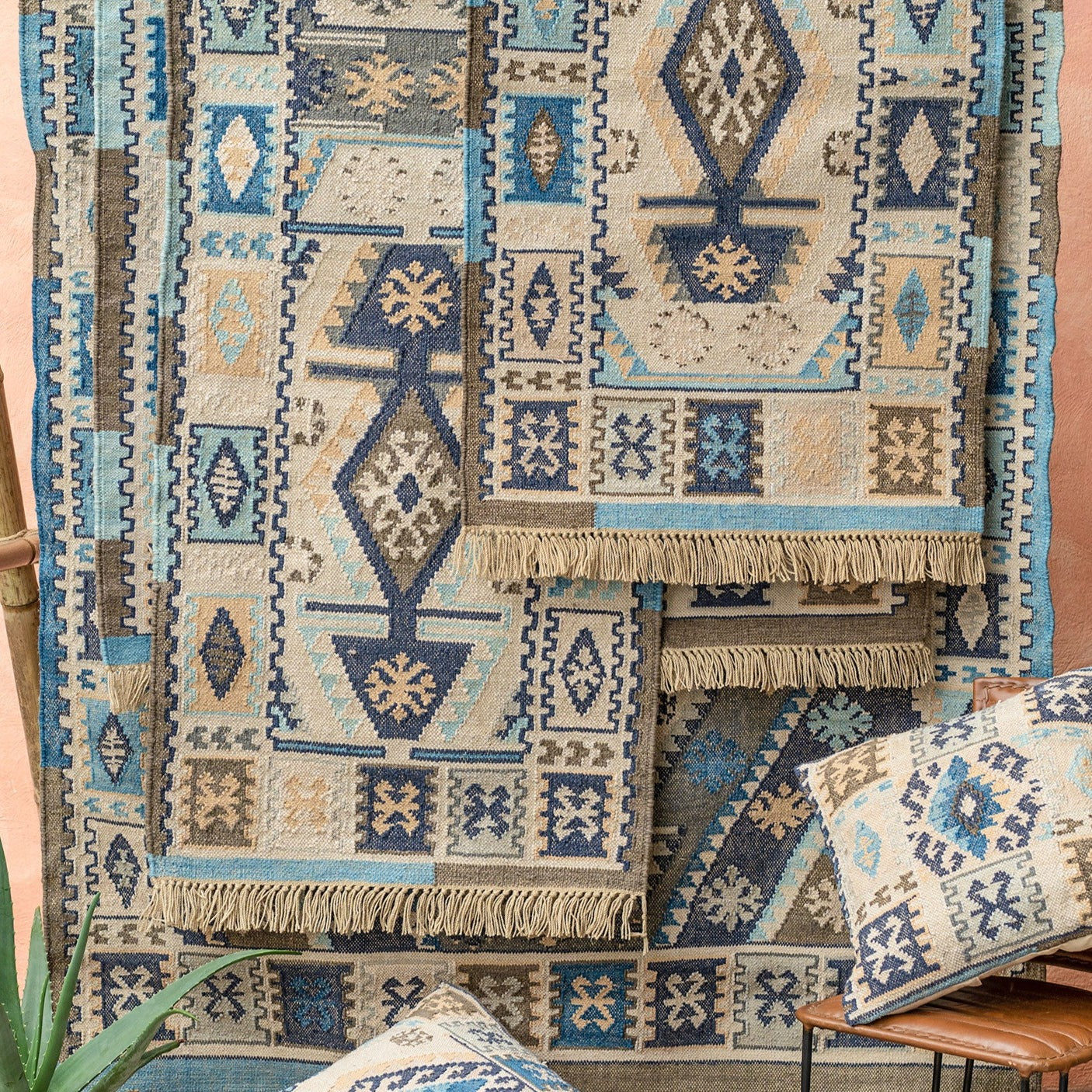 Isha Handloom Kilim Large Rug