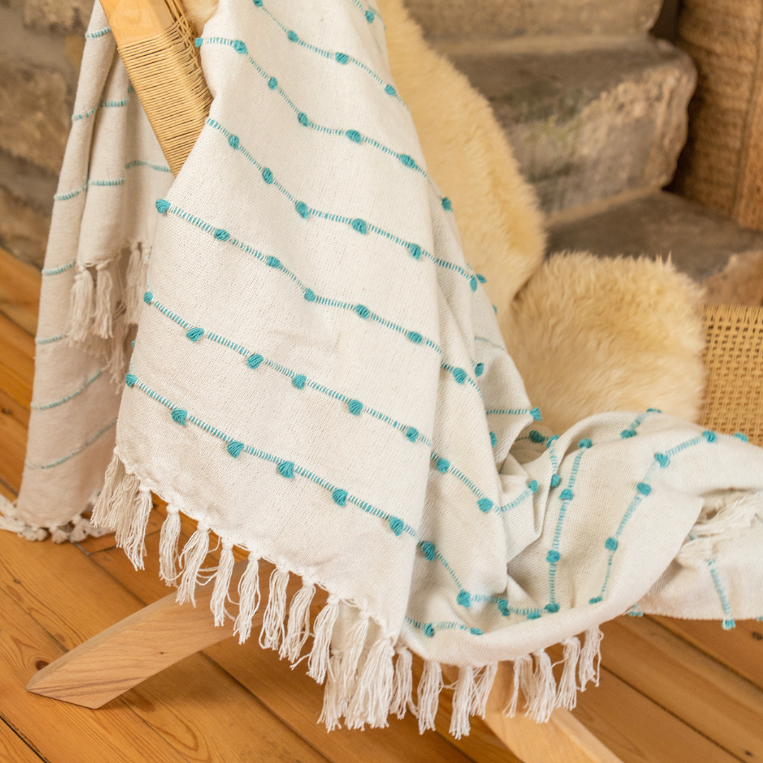 Lata Handloom Loop Throw