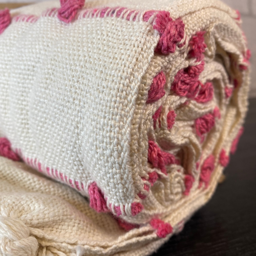 Lata Handloom Loop Throw