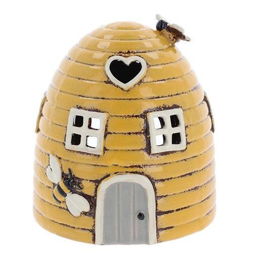 Village Pottery Beehive Dome Tealight Holder Yellow