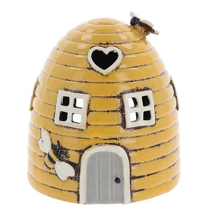 Village Pottery Beehive Dome Tealight Holder Yellow