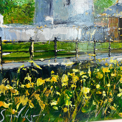 Simon Wright Original Art - Lytham Summer Windmill