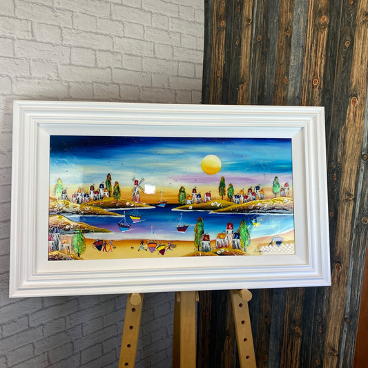 Rozanne Bell Original Art - Sunny Beach Harbour