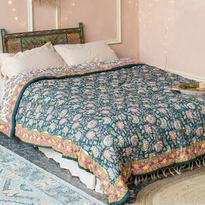 Malli Blockprint Reversible Quilt forsyths online