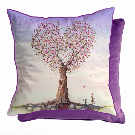 Catherine Stephenson Love Tree Art Cushion