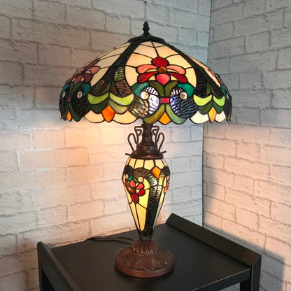 Tiffany Garonne Double LED Tablelamp